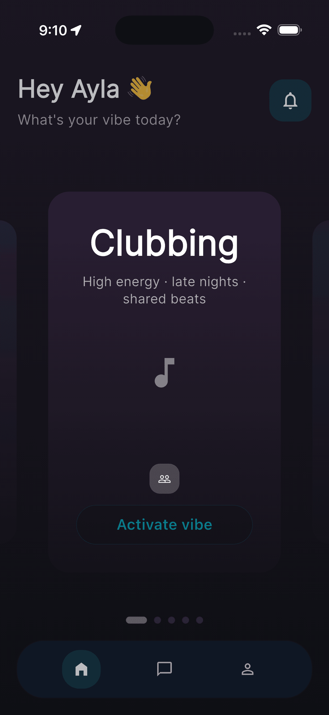 Sintlet Home Screen
